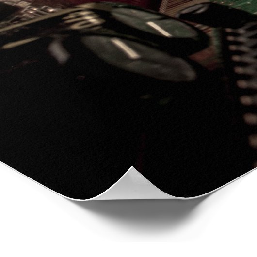 Elektronisch landschap poster (Hoek)