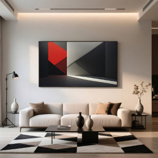 Elektronisch Modern Abstract Kunstwerk Canvas Afdruk