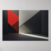 Elektronisch Modern Abstract Kunstwerk Poster (Voorkant)