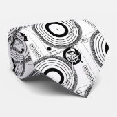 ELEKTRONISCH MUZIEK PLATENSPELER STROPDAS (Opgerold)