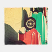 Elektronisch muziektoetsenbord synthesizer met wit fleece deken (Voorkant (Horizontaal))