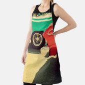 Elektronisch muziektoetsenbord synthesizer met wit schort (Insitu)