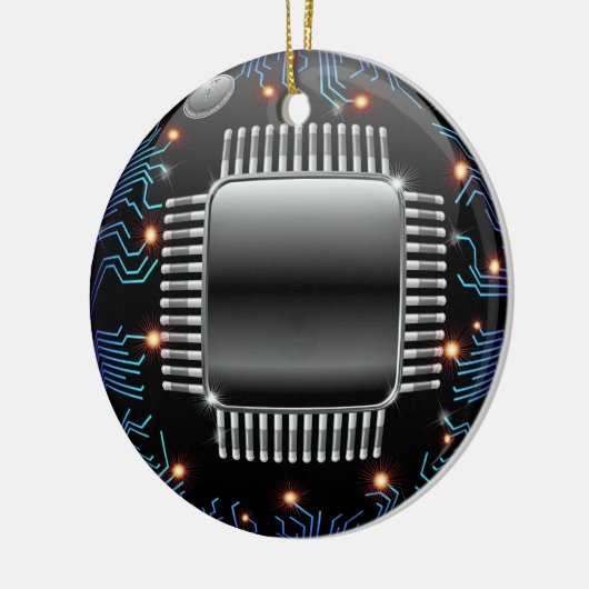 Elektronisch Ornament voor een motorcircuit (Links)