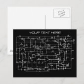 elektronisch project briefkaart (Voorkant / Achterkant)