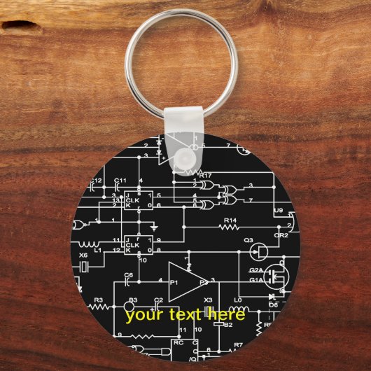 elektronisch project sleutelhanger (Voorkant)