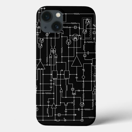 elektronisch projectcircuit Case-Mate iPhone case (Achterkant)