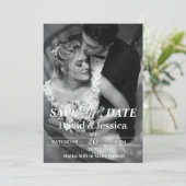 Elektronisch sparen de Datum Sjabloon met Foto, sp Kaart (Staand voorkant)