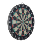 Elektronisch Stijl Afbeelding op Dartboard Dartbord (Voorkant Links)