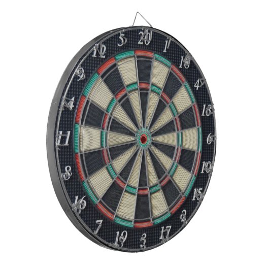 Elektronisch Stijl Afbeelding op Dartboard Dartbord (Voorkant Links)