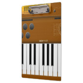 Elektronisch toetsenbord klembord (Links)