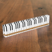 Elektronisch toetsenbord naambordje (Zijkant)