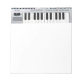 Elektronisch toetsenbord notitieblok (Voorkant)