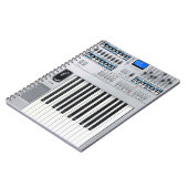 Elektronisch toetsenbord notitieboek (Linkerzijde)