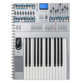 Elektronisch toetsenbord notitieboek (Voorkant)