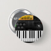 Elektronisch toetsenbord ronde button 5,7 cm (Voorkant /achterkant)