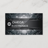 Elektronisch Visitekaartje met chipstijl (Achterkant)