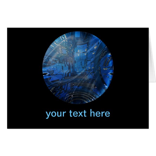 elektronisch wereldbol (Voorkant Horizontaal)