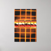Elektronische 1980 canvas afdruk (Voorkant)
