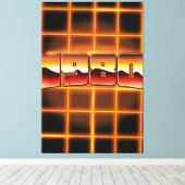 Elektronische 1980 canvas afdruk (Insitu (Houten vloer))