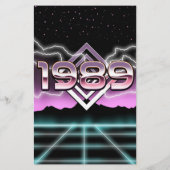 Elektronische 1989 briefpapier (Achterkant)