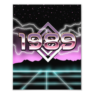 Elektronische 1989 foto afdruk