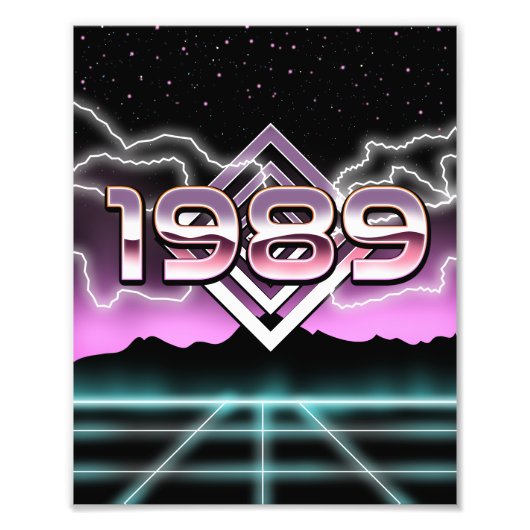 Elektronische 1989 foto afdruk (Voorkant)