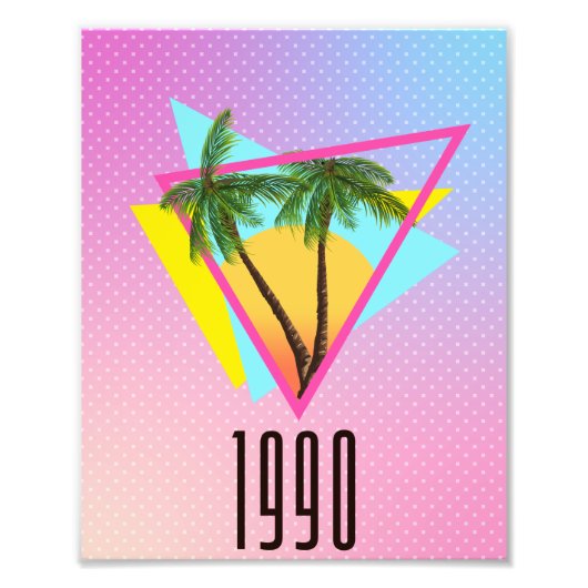Elektronische 1990 foto afdruk (Voorkant)
