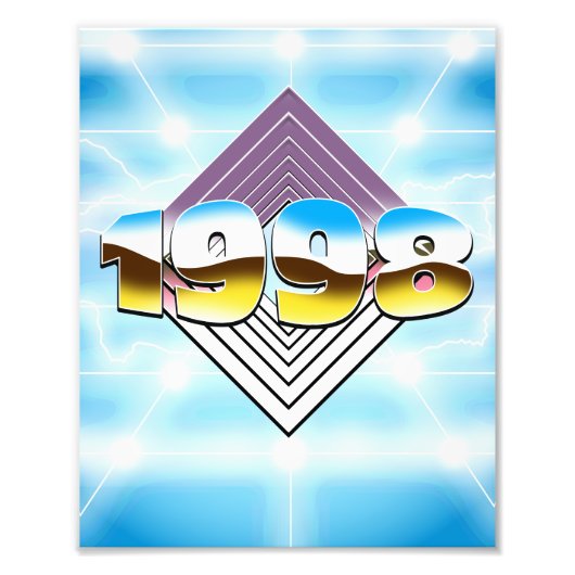 Elektronische 1998 foto afdruk (Voorkant)