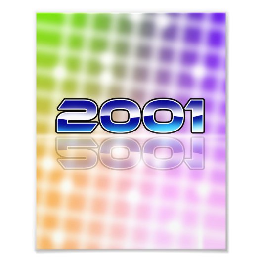 Elektronische 2001 foto afdruk (Voorkant)