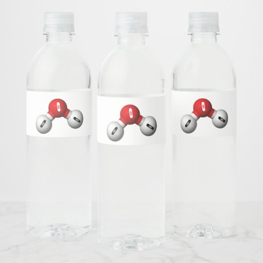 Elektronische binding van water- waterfles etiket (Flessen)
