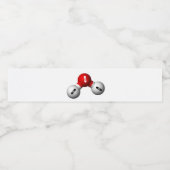 Elektronische binding van water- waterfles etiket (Enkel label)