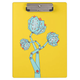 Elektronische bloemen vrouwen in STEM Klembord