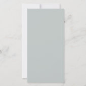 Elektronische Boarding Pass Bestemming Sage Groen Save The Date (Achterkant)