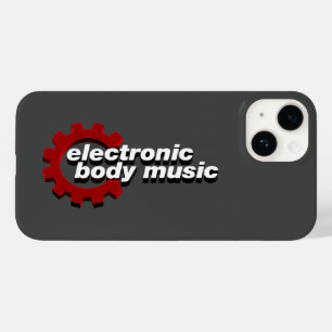 Elektronische Body Music EBM-belettering Case-Mate iPhone 14 Hoesje