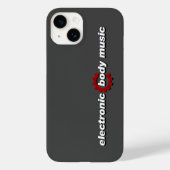 Elektronische Body Music EBM-belettering Case-Mate iPhone Case (Achterkant)