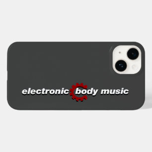 Elektronische Body Music EBM-belettering Case-Mate iPhone 14 Hoesje