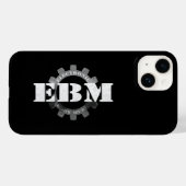 Elektronische Body Music EBM-belettering Case-Mate iPhone Case (Achterkant (horizontaal))