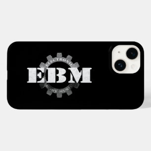 Elektronische Body Music EBM-belettering Case-Mate iPhone 14 Hoesje