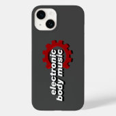 Elektronische Body Music EBM-belettering Case-Mate iPhone Case (Achterkant)
