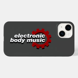 Elektronische Body Music EBM-belettering Case-Mate iPhone 14 Hoesje