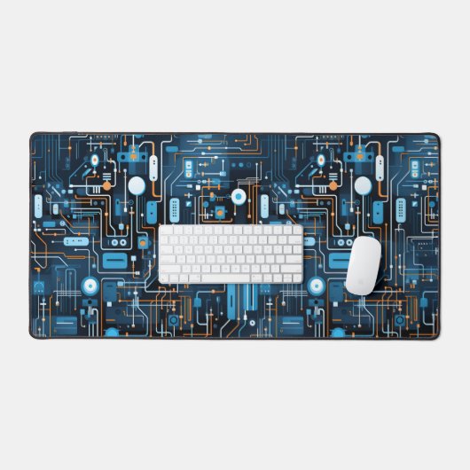 Elektronische Circuit Desk Mat (Keyboard & Muis)