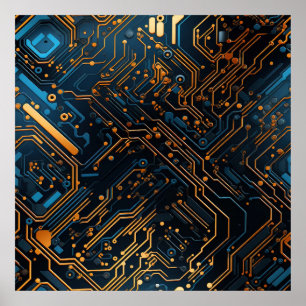 Elektronische Circuit Poster