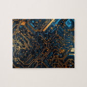 Elektronische Circuit puzzel (Horizontaal)