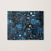 Elektronische Circuit puzzel (Horizontaal)