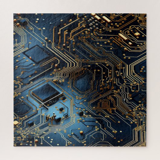 Elektronische Circuit puzzel (Verticaal)