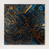 Elektronische Circuit puzzel (Horizontaal)