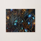 Elektronische Circuit puzzel (Horizontaal)