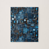 Elektronische Circuit puzzel Legpuzzel (Verticaal)