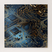 Elektronische Circuit puzzel Legpuzzel (Verticaal)