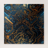 Elektronische Circuit puzzel Legpuzzel (Verticaal)